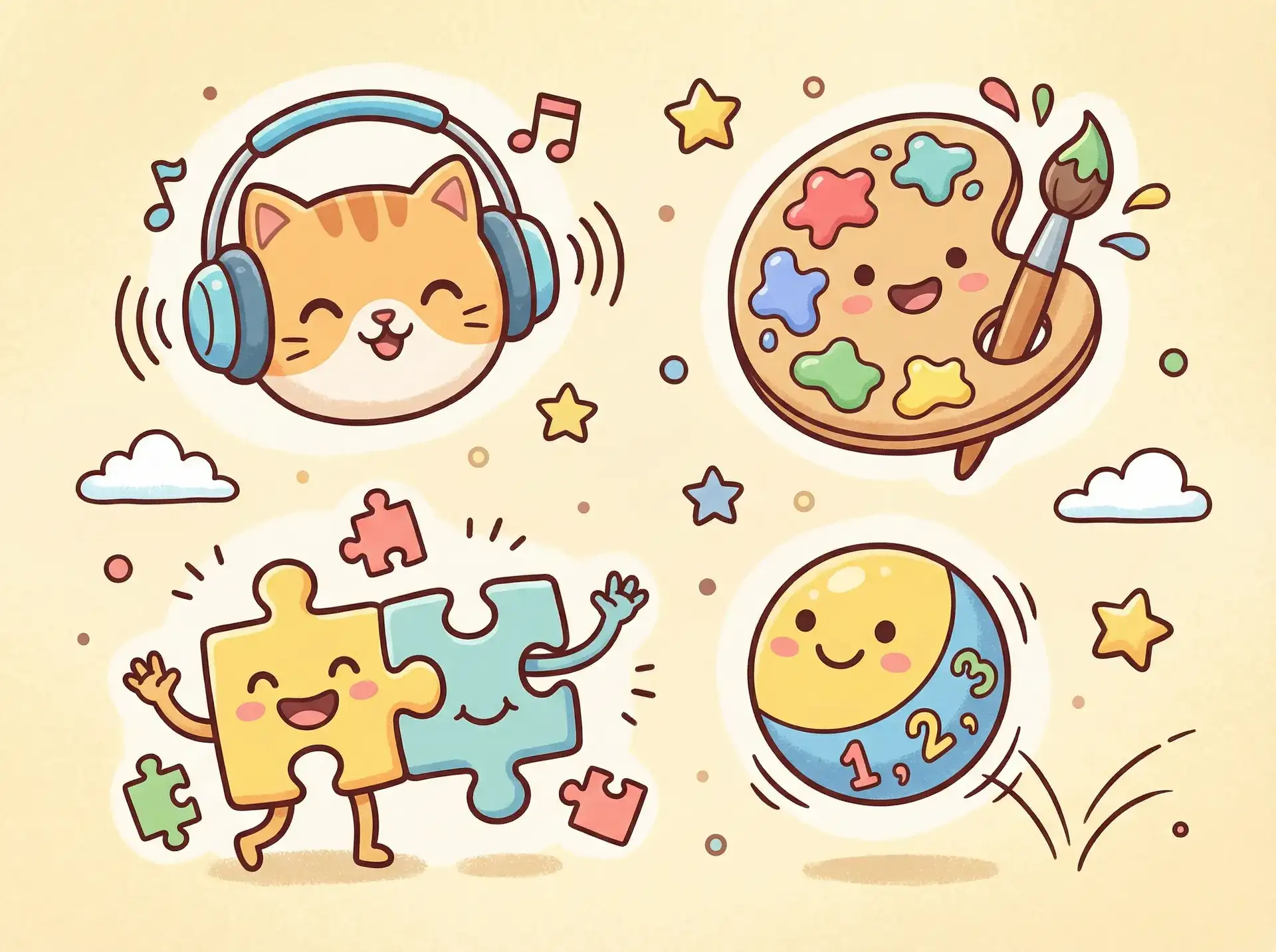 小朋友的手工作品 - 性情中人地址 益智创作